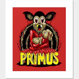 Red pims Posters and Art